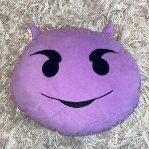 Emoji Pillow: 😈